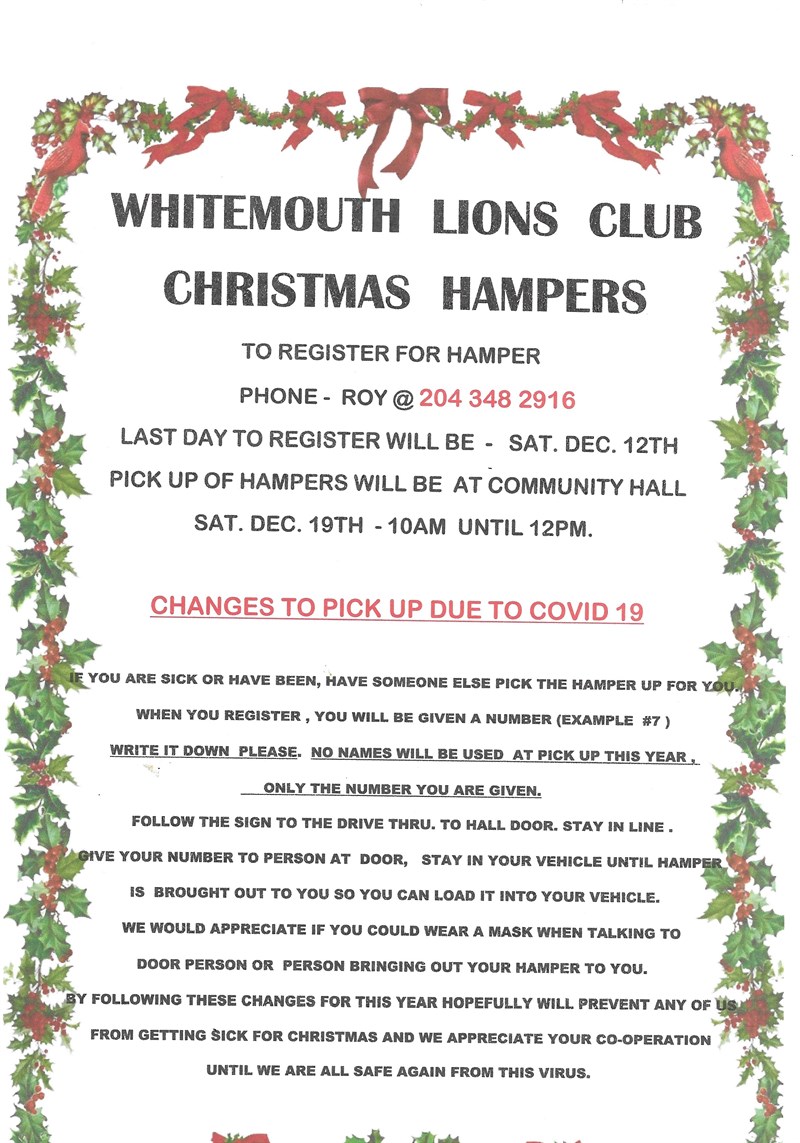 Christmas Hamper Pick Ups
