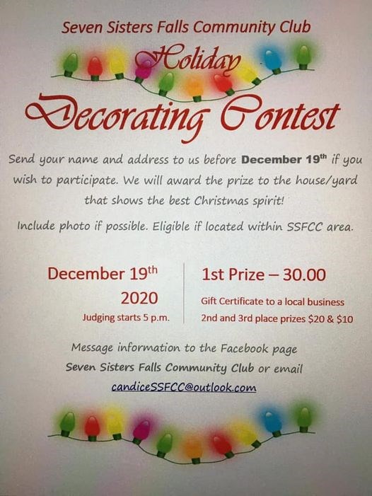 Seven Sister Falls Decorating Contest